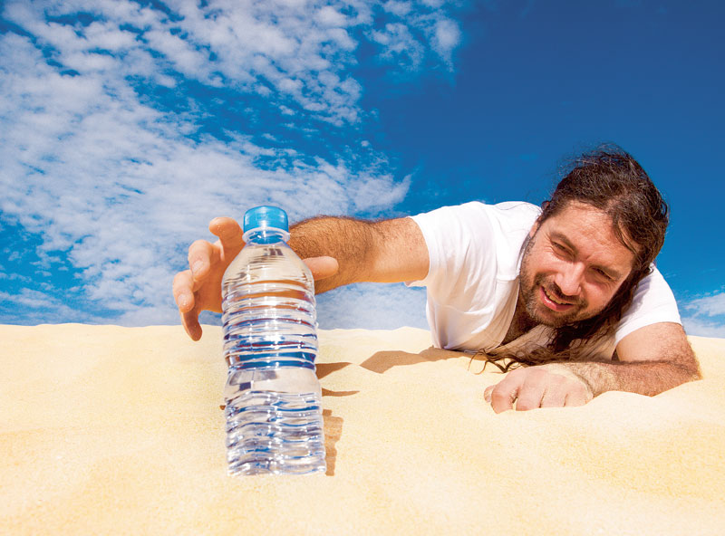 agar tidak cepat haus