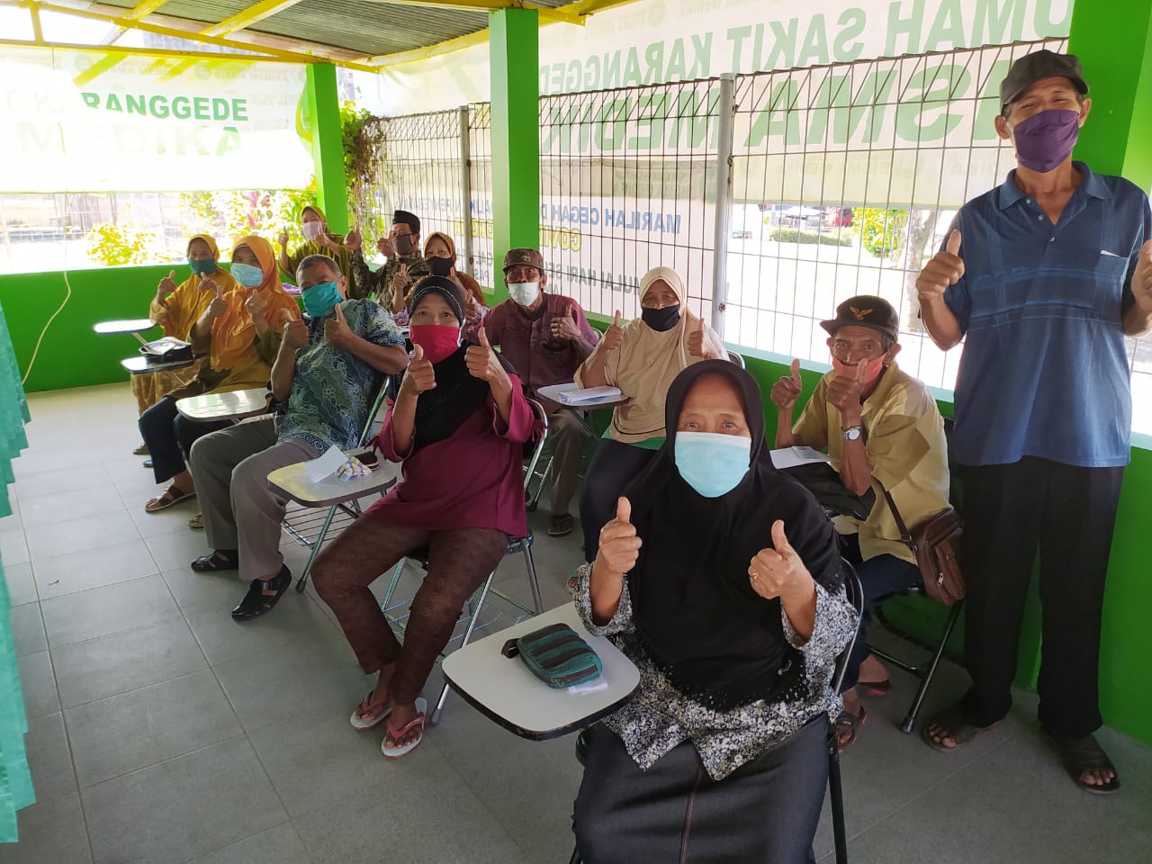 Vaksinasi Covid-19 lansia untuk 60 orang peserta