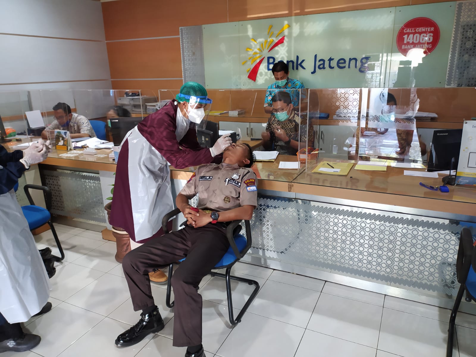 Rapid Antigen Rutin Bank Jateng Karanggede