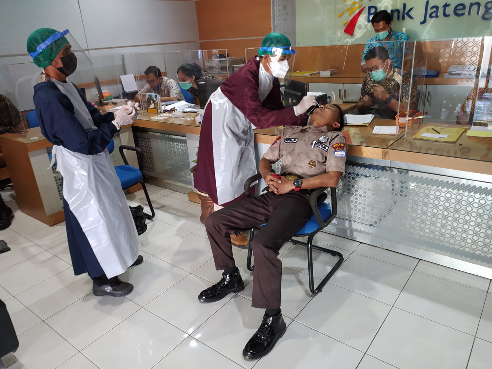 Rapid Antigen Rutin Bank Jateng Karanggede