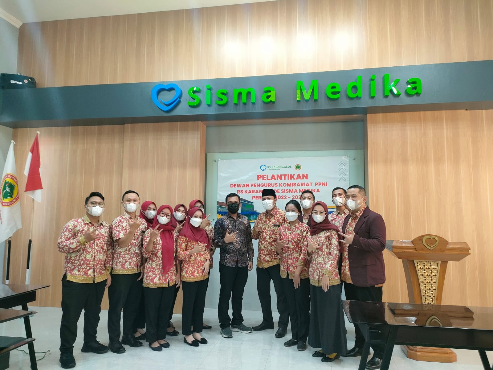 Pelantikan Dewan Pengurus Komisariat PPNI RS Karanggede Sisma Medika