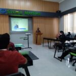 dihadiri oleh bapak kepala kecamatan, kepala kapolses, Dan kepala koramil serta seluruh kepala desq se kecamatan karanggede